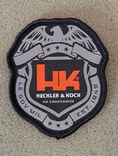HK BADGE PATCH H&K Heckler Koch Police SHOT SHOW 2026 picture