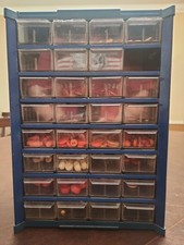Vintage Buttons Estate Lot Mixed Sewing/Craft 700+ In Metal Storage Case picture