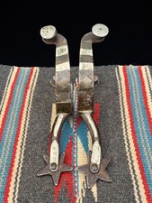 VINTAGE Unmarked Dbl Mnt (Jesse Hodge) Influenced Texas Spurs 1915 picture