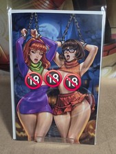 The Pit ANs PlayHouse Velma Daphne Nice Naughty Queen Buffoons Halloween Topless picture