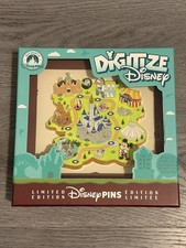 Disney Digitize Walt Disney World Magic Kingdom Map Jumbo Pin 2026 LE 2500 WDW picture