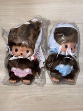 Bebichhichi Boy & Girl Baby Monchhichi S Size Plush Doll Sekiguchi Japan picture