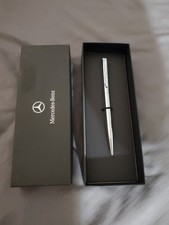 Official Mercedes-Benz Collection Ballpoint Pen Chrome Silver OEM B66954197 picture