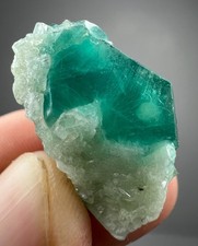 Fluorescent Green Hauyne Crystals from Badakhshan Afghanistan_48 Carat picture