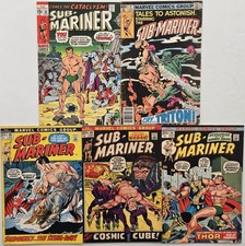 SUB-MARINER 33 46 49 & 59 Tales to Astonish 2 Marvel 1968/1972 Vintage Namor Lot picture