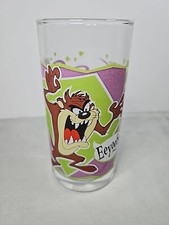 Vintage 1999 Tasmanian Devil Smucker's Jelly Mil-Looney-Um Collectible Glass picture