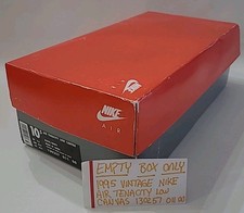 Vintage 1995 Nike Air Tenacity Low Canvas 130257 011 00 Sneakerbox Empty Box ⬇️ picture