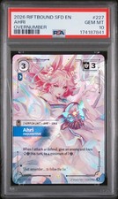 PSA 10 Ahri - Inquisitive 227 Overnumber Riftbound Spiritforged Card Gem Mint picture