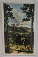 Postcard....Long's Peak of Estes Park, Colorado & Rocky Mountain National Park picture