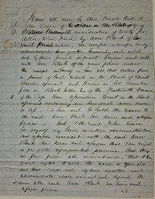 1859 Canada Land Deed, New Brunswick, Widow Ann Black, 100 Acres, Very Early picture
