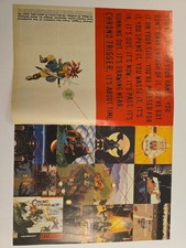 VINTAGE 1995 CHRONO TRIGGER DOUBLE-PAGE PRINT AD -Rare Original SquareSoft SNES picture