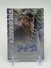2026 Topps Star Wars Galaxy Joonas Suotamo as Chewbacca Wave Autograph 69/99 picture
