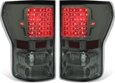 Pair Tail Light Compatible with 2007-2013 Toyota Tundra Pickup Rear Brake Tai... picture