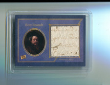 2025 Pieces of the Past Art Music Rembrandt Jumbo Handwritten Relic picture