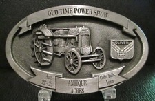 Oliver Hart Parr 30 Tractor Pewter Belt Buckle 1993 Antique Acre Power Show Iowa picture