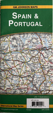 New SPAIN & PORTUGAL ROAD MAP International Highway EUROPE AAA/GMJ Latest 2025 picture