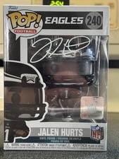 Jalen Hurts Autographed Funko Pop #240 GAA Certified Authentication Eagles Rare picture