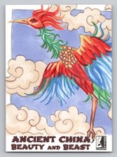 Ancient China Beauty And Beast. Artist: Dawn Murphy - Bi Fang Sketch Card. 2026 picture