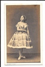 CDV: CELINE MONTALAND  FRENCH ACTRESS/COURTESAN/1860s/SECOND EMPIRE/PIERRE PETIT picture