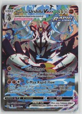 Rapid Strike Urshifu VMAX Alternate Art Secret Rare Holo SWSH05 170/163 NM picture