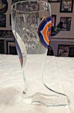 Tom Thayer & Otis Wilson Signed 2L Bears Glass Boot '85 Champs + Signing Photo picture