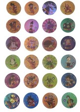 TAZOS DRAGON BALL Z BRILLIANT FOIL COMPLETE SET 120/120 CHINA FAN ART FLIPS POGS picture