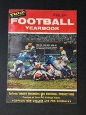 VTG 1958 -True the Man's Magazine Football Yearbook -Harry Whimser's Predictions picture