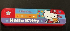 Vintage Rare 1997 Sanrio Hello Kitty Red Tin Pencil Box Case With Liner Japan picture