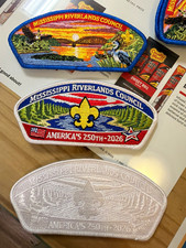 Mississippi Riverlands Council Boy Scouts Patch Mixed Lot America’s 250th 2026 picture