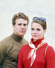 Ryan O'Neal and Leigh Taylor-Young, circa 1966. They play Rodney H- Old Photo picture
