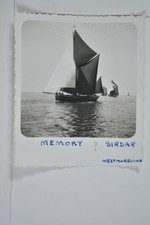 Thames Sailing Barges Memory Sirdar Westmoreland Under Sail c1950s Photo picture