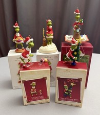 Hallmark Dr. Seuss How The Grinch Stole Christmas Ornament Lot Of 5 picture
