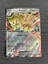 Pokemon Team Rocket Persian EX 218 picture