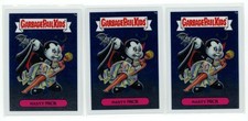 2013 Topps Chrome Garbage Pail Kids #1a Nasty Nick Lot of 3 GPK Series 1 picture