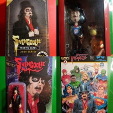 Svengoolie Fan Club Bundle Trading Cards Bobblehead Action Figure Comic Book Set picture
