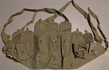 ORIGINAL VIETNAM WAR CHINESE ARMY  TYPE 56 CHEST RIG AMMO POUCH *USA SELLER* picture