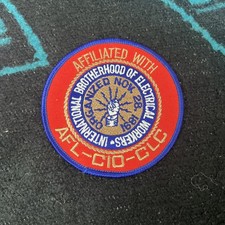 International Brotherhood Of Electrical Workers AFL CIO CLC VINTAGE PATCH picture