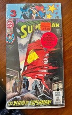 3 Pack of Comics - Never Opened - Superman #75 Jan 93 & Wonder Woman #67 92 picture