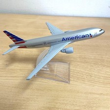 American B777 aircraft model airplane model with transparent stand #4be440 picture