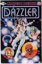 DAZZLER #1 - ERROR VARIANT • [8.0] 1981 • Bob Larkin • MARVEL BRONZE • 1st Print picture