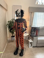🎃🔥🔥Spirit Halloween Two-Faced Teddy 6 Ft Animatronic Clown Prop Original Box picture