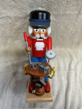 VTG SIGNED Steinbach Volkskunst “Clock Maker” Nutcracker picture