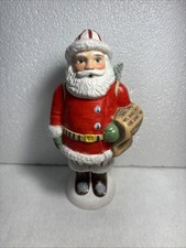Vaillancourt Santa With List 2005 81 Sutton, Mass. 9” Folk Art Chalkware picture