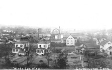 Birds Eye View Southington Connecticut CT - Reprint picture
