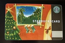 Starbucks 2005 Hawaii Mele Kalikimaka Rare Test Or Error Card No Numbers On Card picture