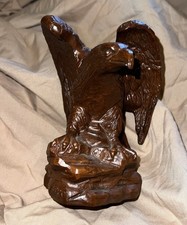 Vtg 87 Red Mill MFG Eagle Signed Sculpture D. Kellogg  2033/5000 5.75