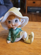 Vintage Homco Elf Pixie Porcelain Figurine 4