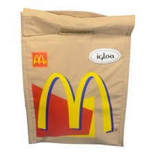 Rare Vintage Igloo McDonald’s Lunchbox Bag Gold Arches As Is picture