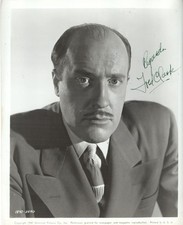AMERICAN CHARACTER ACTOR FRED CLARK, SIGNED VINTAGE STUDIO PHOTO. picture