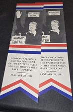 Set Of 2 Commemorative bookmarks for Jimmy Carter's return to Plains, Georgia picture